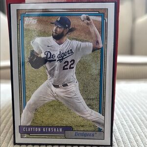 Topps Clayton Kershaw Baseball Card
